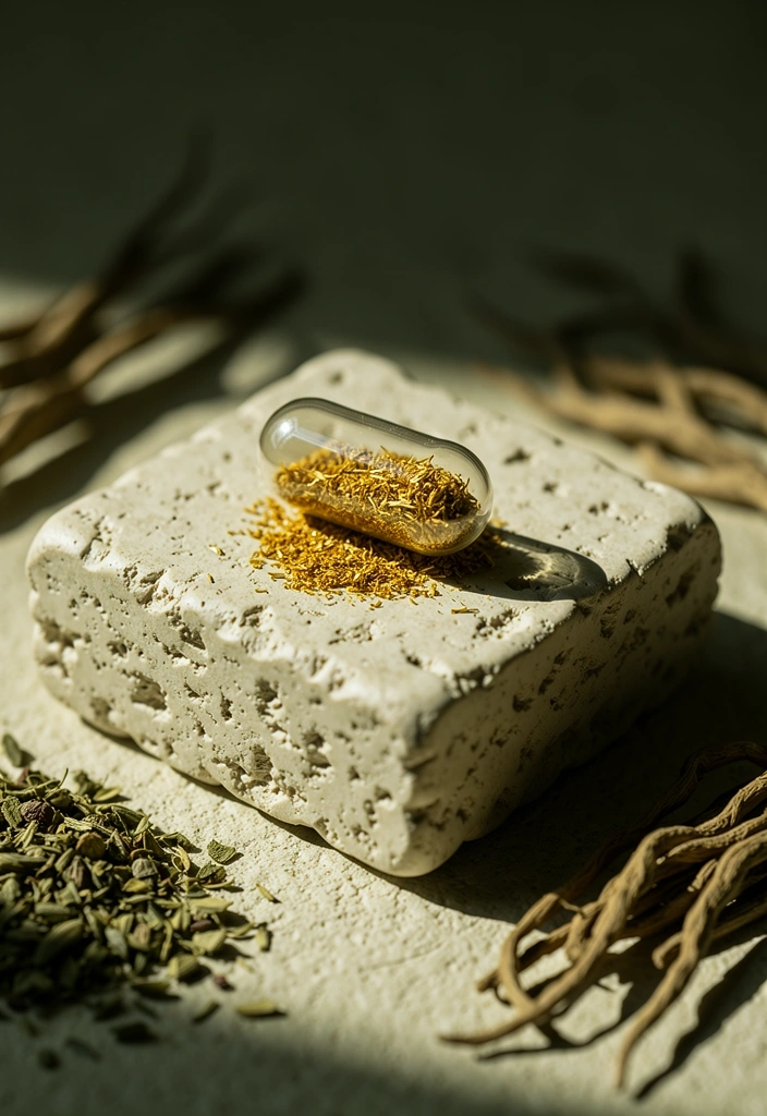 Natural capsules for strength and vitality