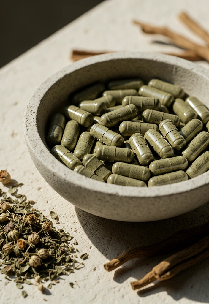 Natural capsules for strength and vitality